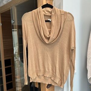 Joie Gold metallic Blouse XS